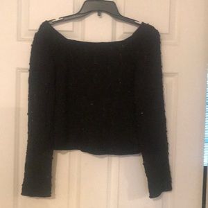 Vie by Victoria Royal long sleeve beaded top.NWOT